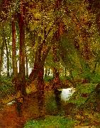 Charles Blechen Woodland with Brook Germany oil painting reproduction